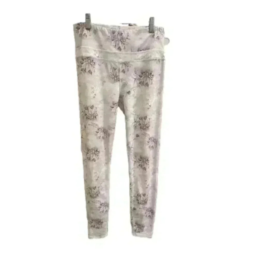 - Varley Biona High Waist Built in Pocket Antique Floral Leggings Sz Small, EUC